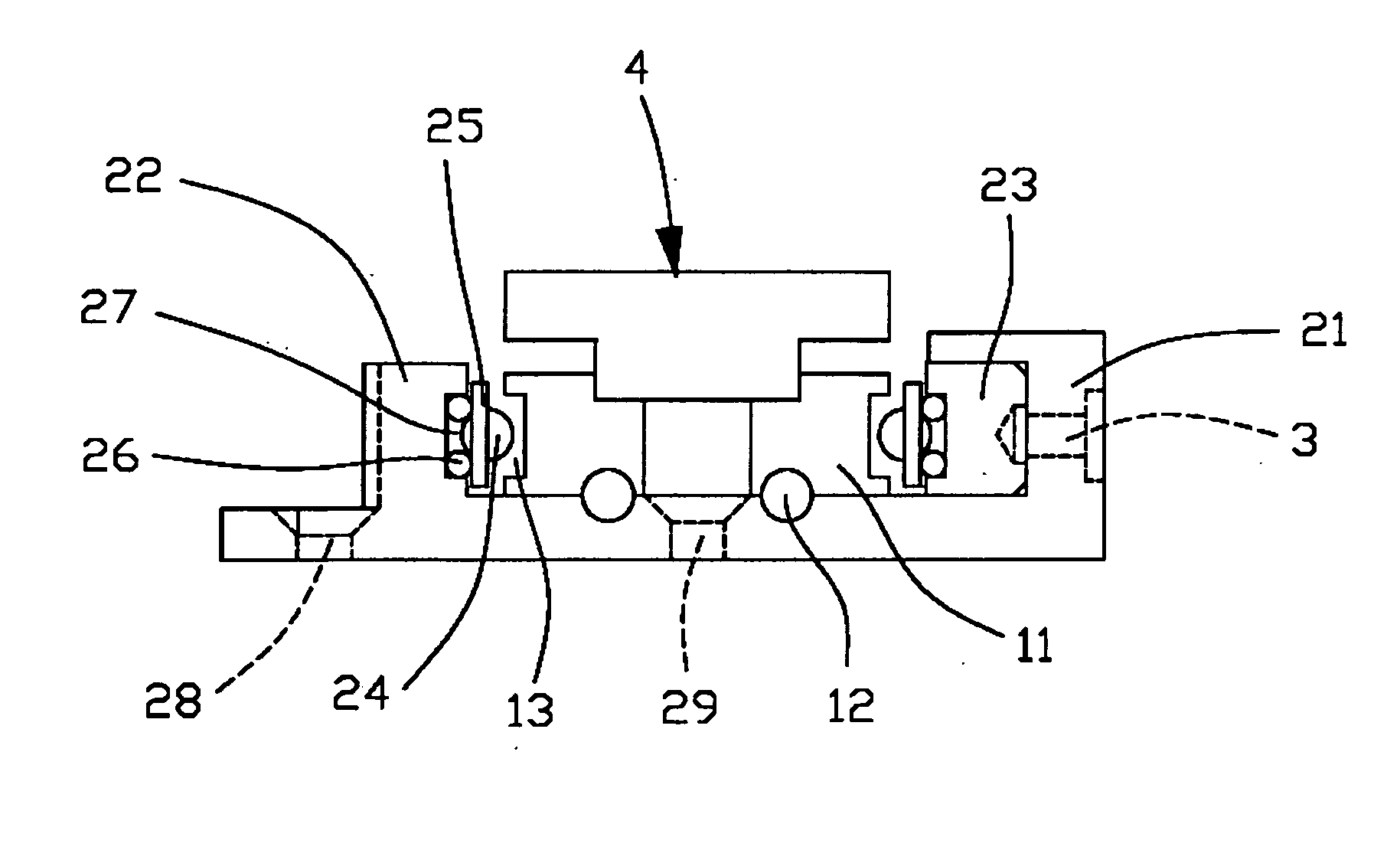 Interpupillary distance adjustment mechanism for optical device