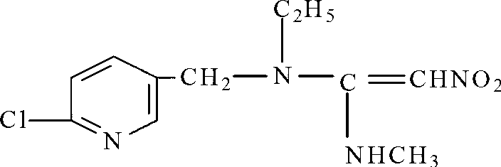 Pesticide composition containing ethyl spinosad and clothianidin and application thereof