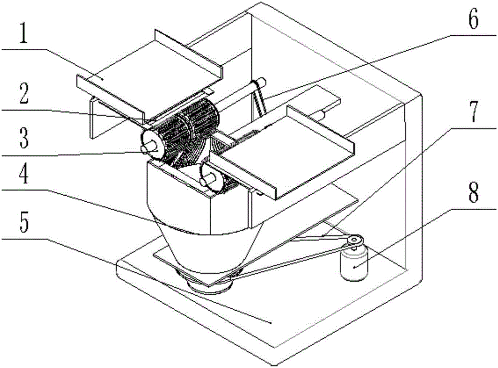 Vertical chili bundle remover