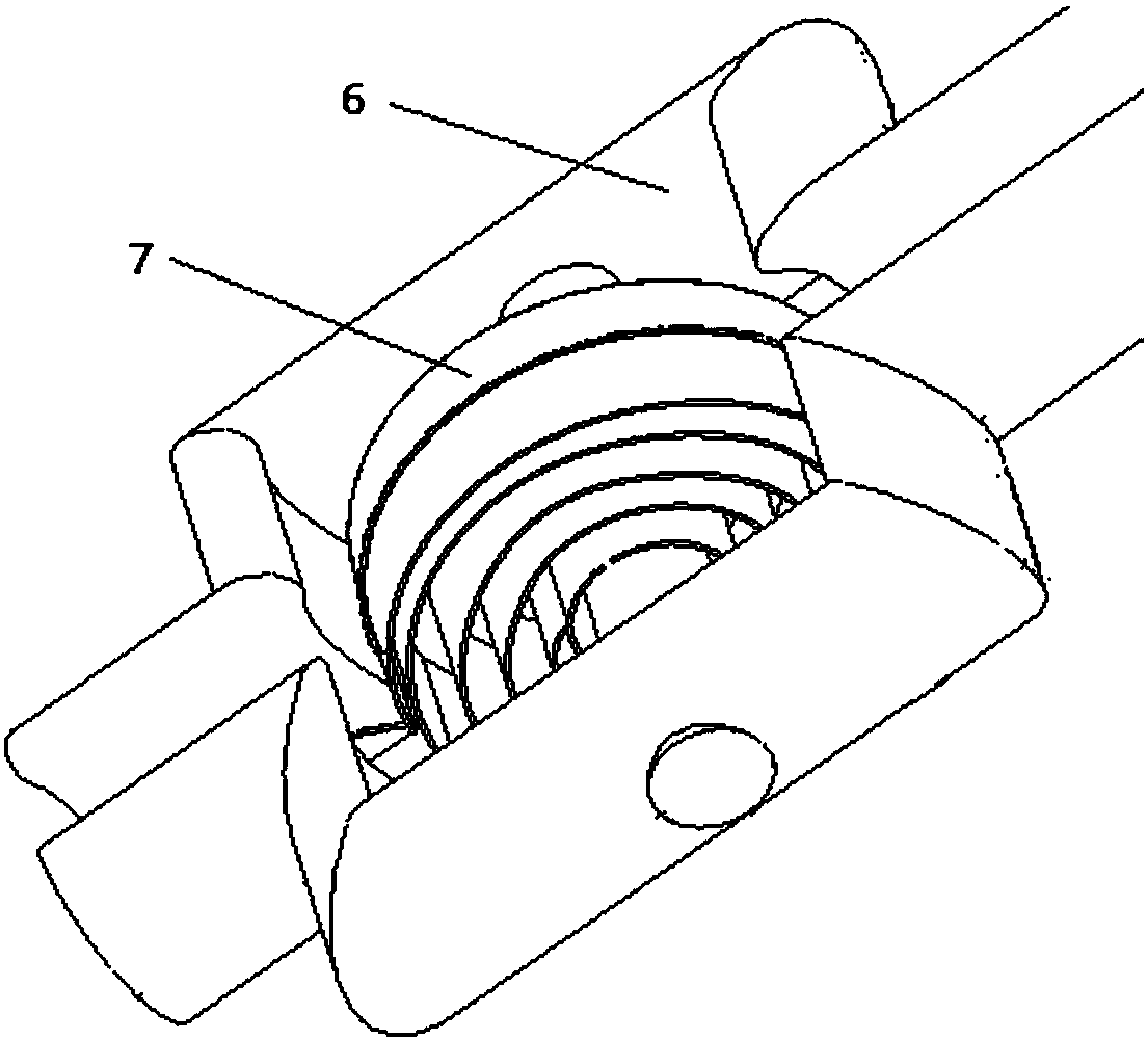 Winding device between mother-son unmanned aerial vehicles