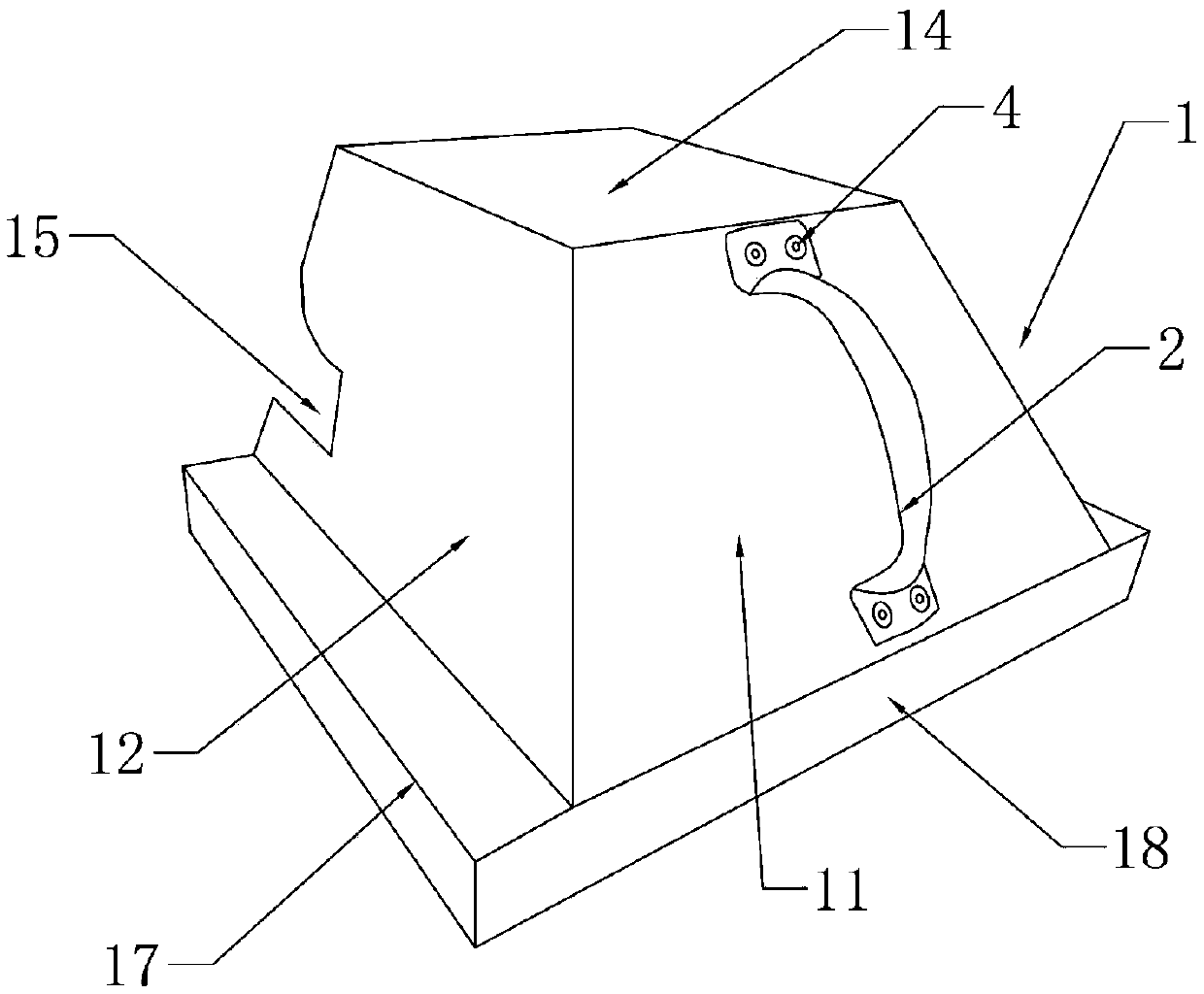 Novel sleeper component protecting cover