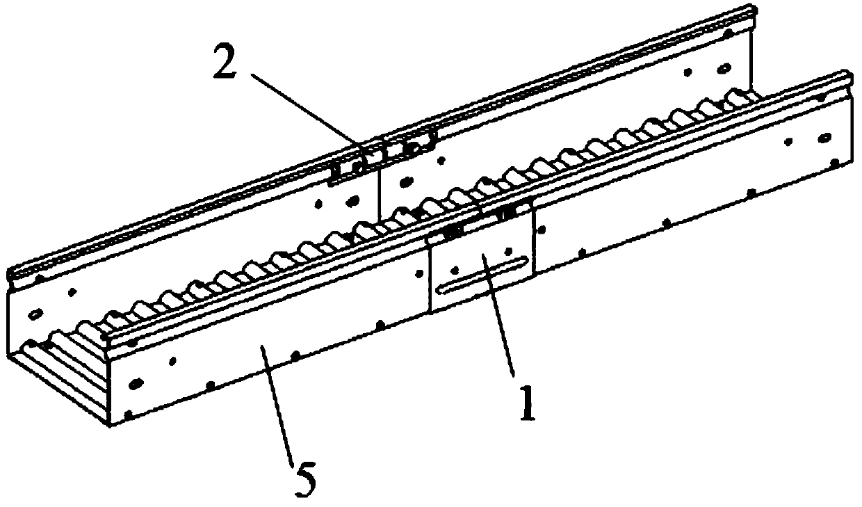Anti-corrosion connection plate without group holes