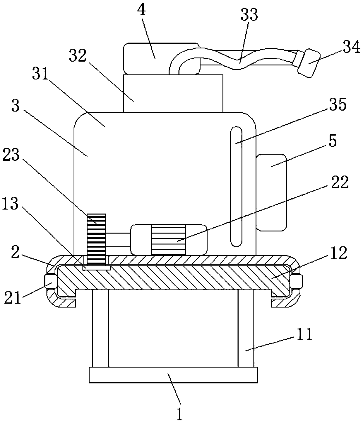 Internet-based agricultural disease and pest control device