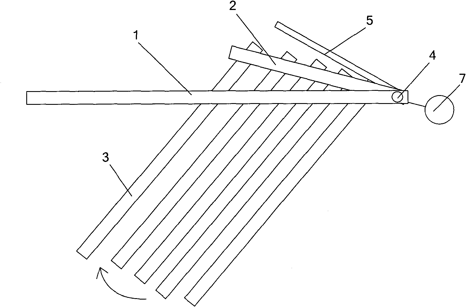 Open type ultraviolet water sterilizing device