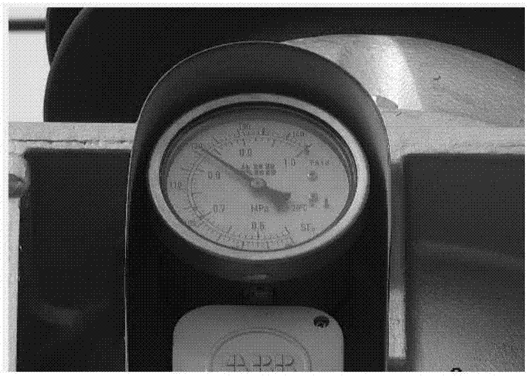 Pointer instrument reading recognition method of substation inspection robot