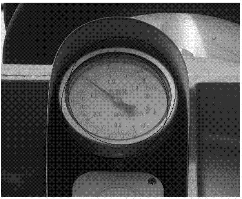 Pointer instrument reading recognition method of substation inspection robot