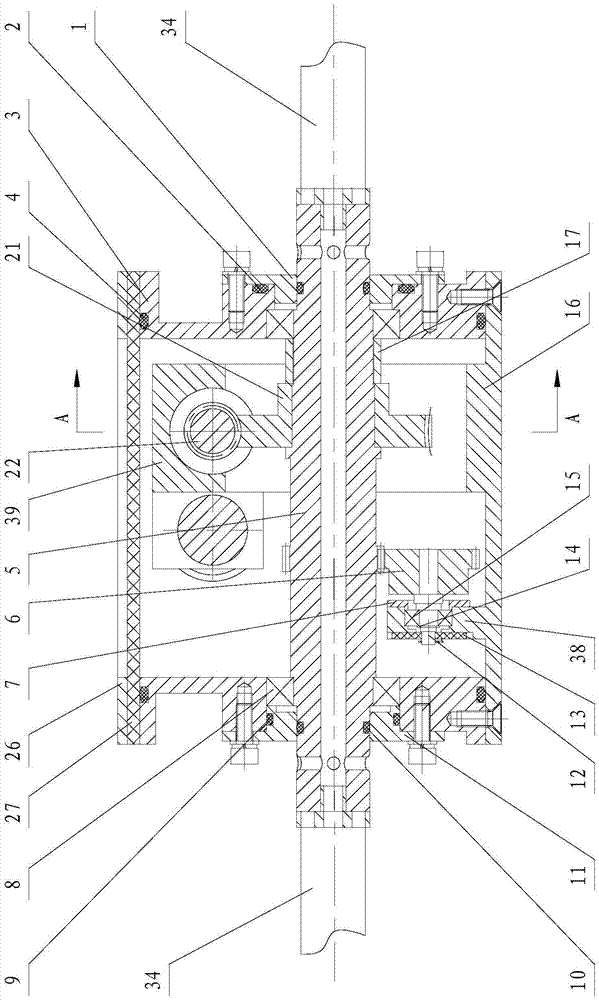 Multi-propeller synchronous rotation mechanism for submersible