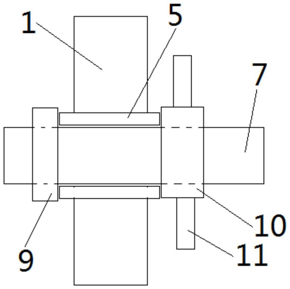 A kind of ship outboard cooler installation formwork and installation method