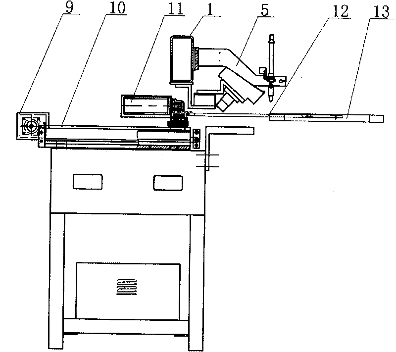 Automatic diamond sticking machine of computerized embroidery machine