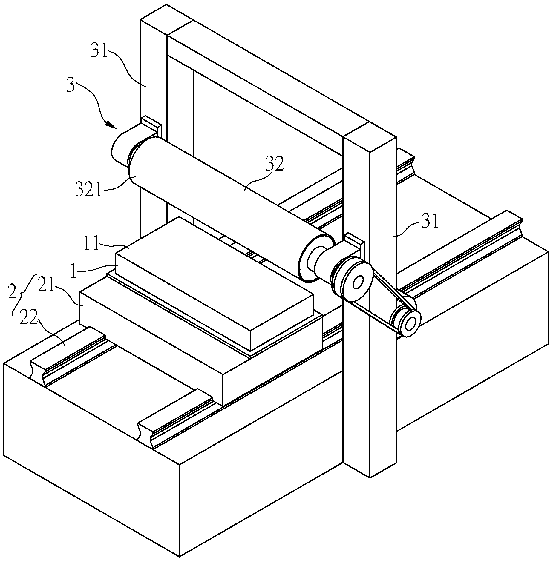 Device for forming circuit on touch panel and circuit forming method