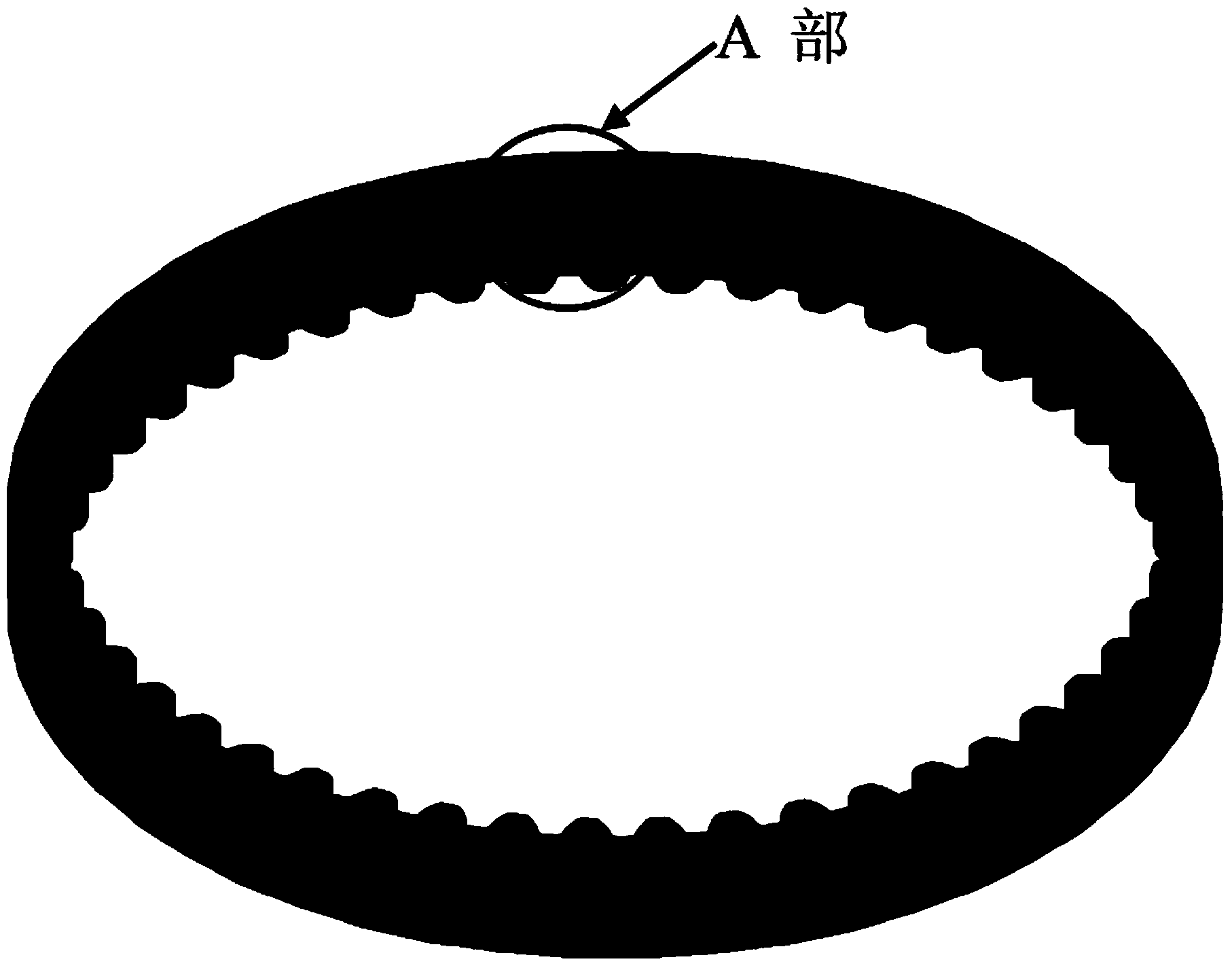 High-torque synchronous belt preparation method