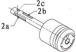 Three-component mixing head for injection molding