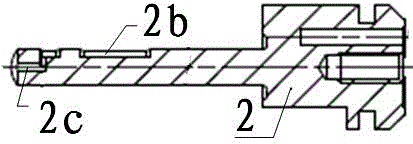 Three-component mixing head for injection molding