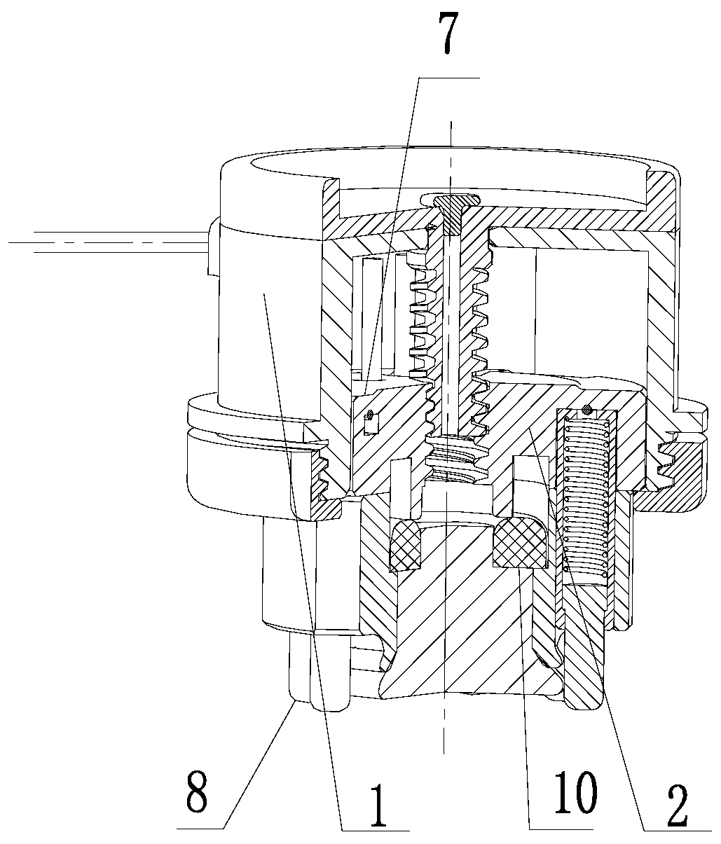 Dry-wet general type electroencephalogram sensing electrode