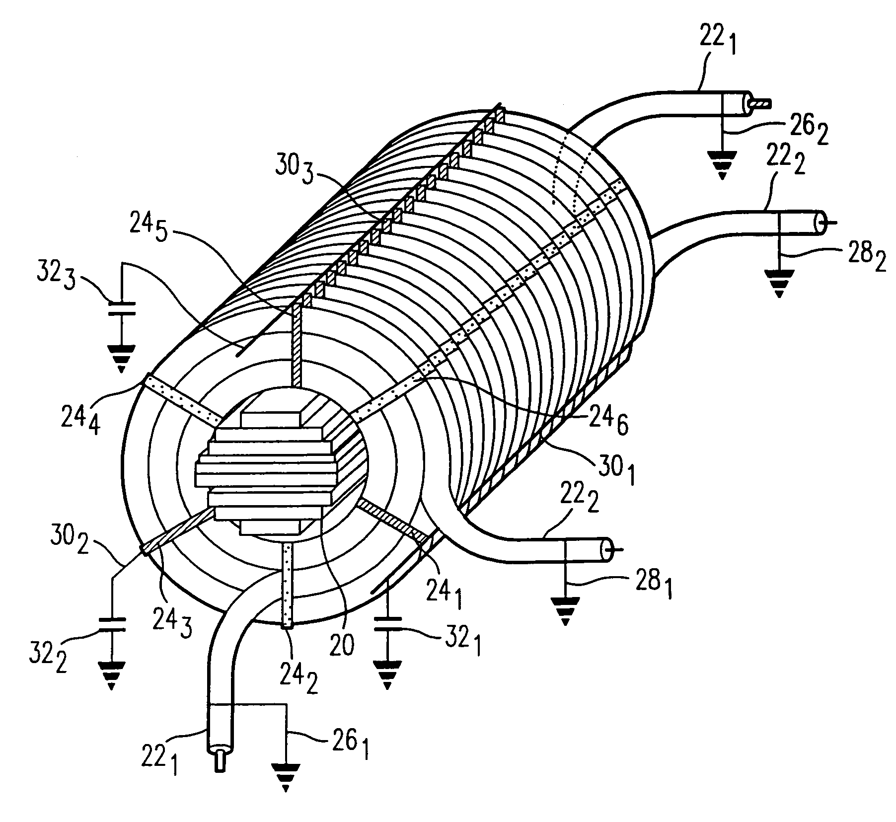 Power transformer/inductor