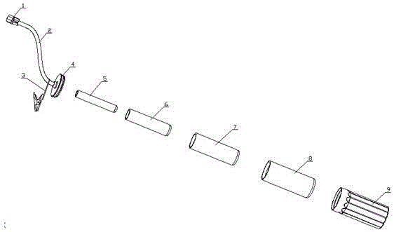 Novel graded gas filtering device