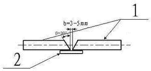 Rebar groove welding method