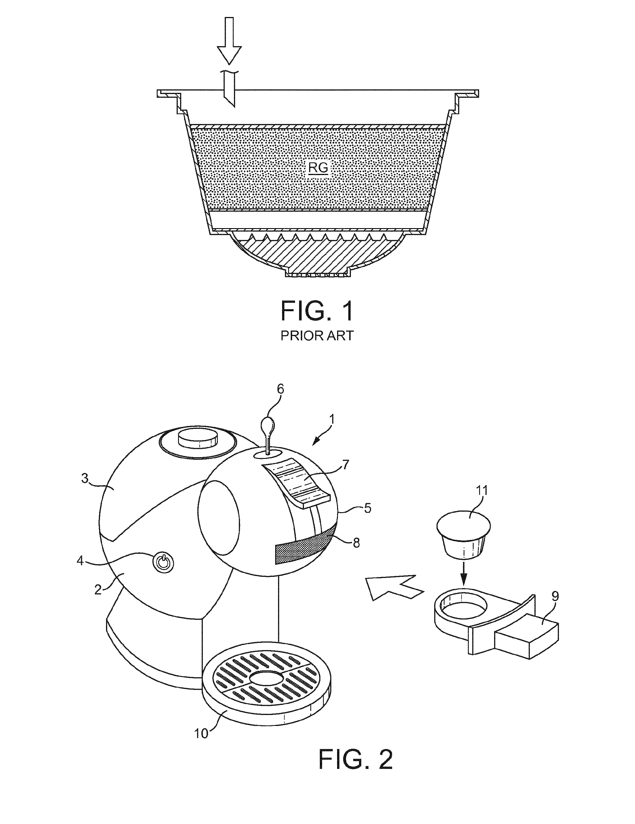 In-mould labelled capsule for beverage preparation