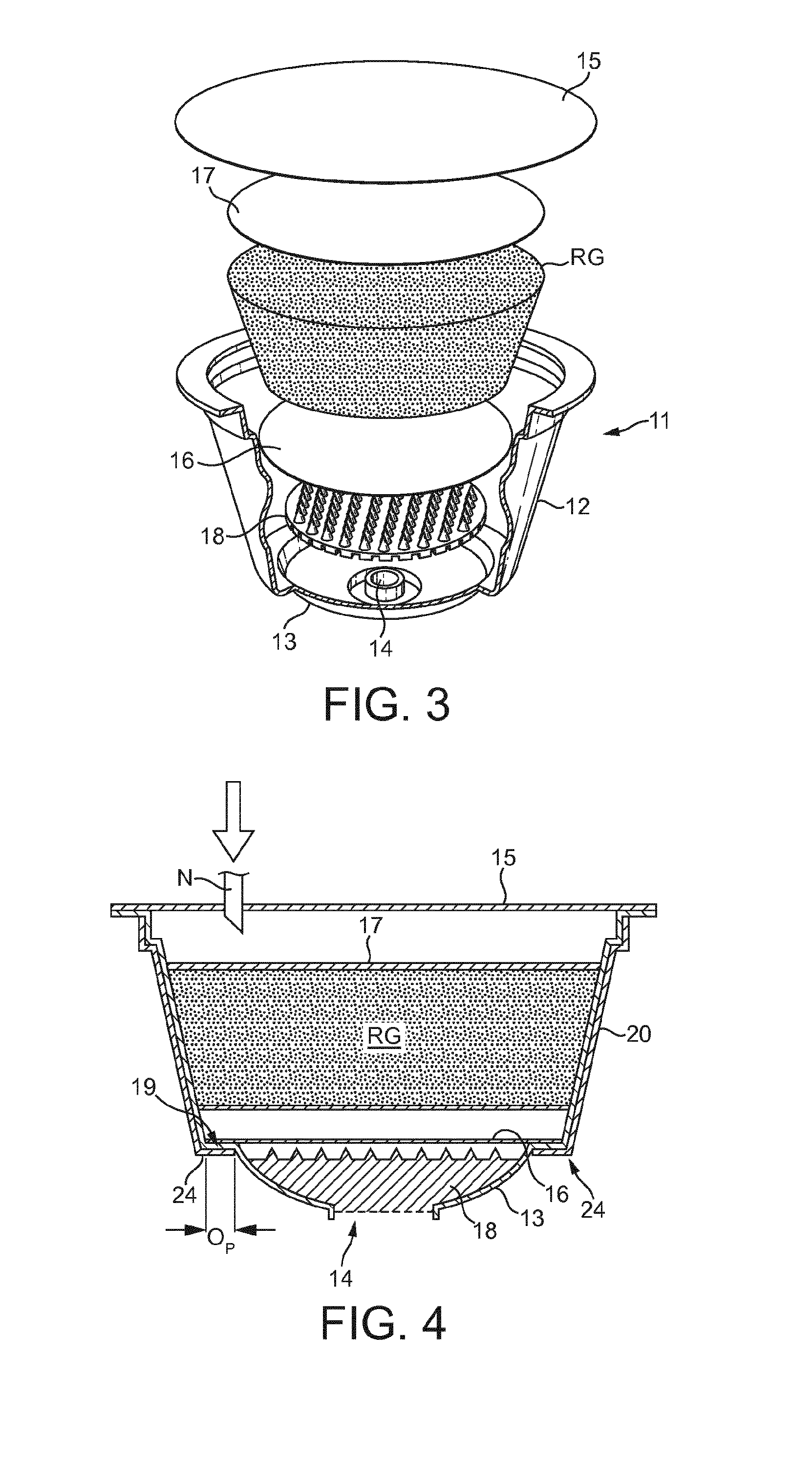 In-mould labelled capsule for beverage preparation