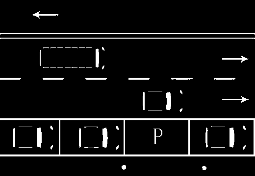 Novel vehicle transverse parking system