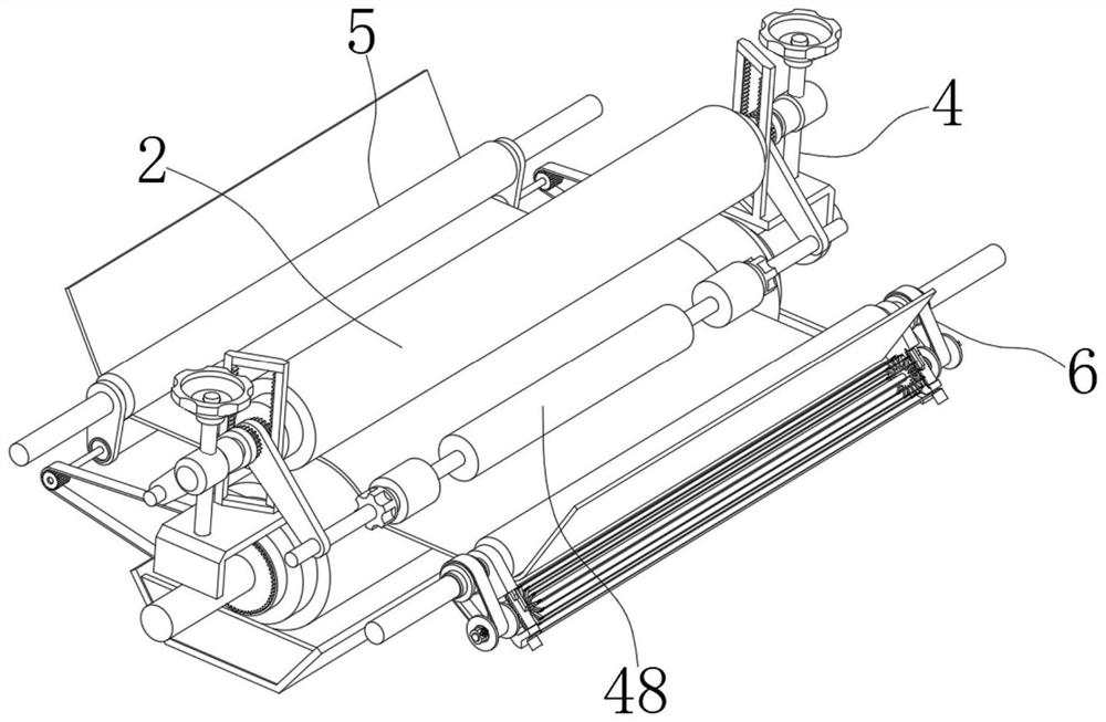 A high-efficiency automatic detection and gluing mechanism for functional decorative paper processing