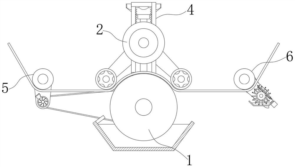 A high-efficiency automatic detection and gluing mechanism for functional decorative paper processing