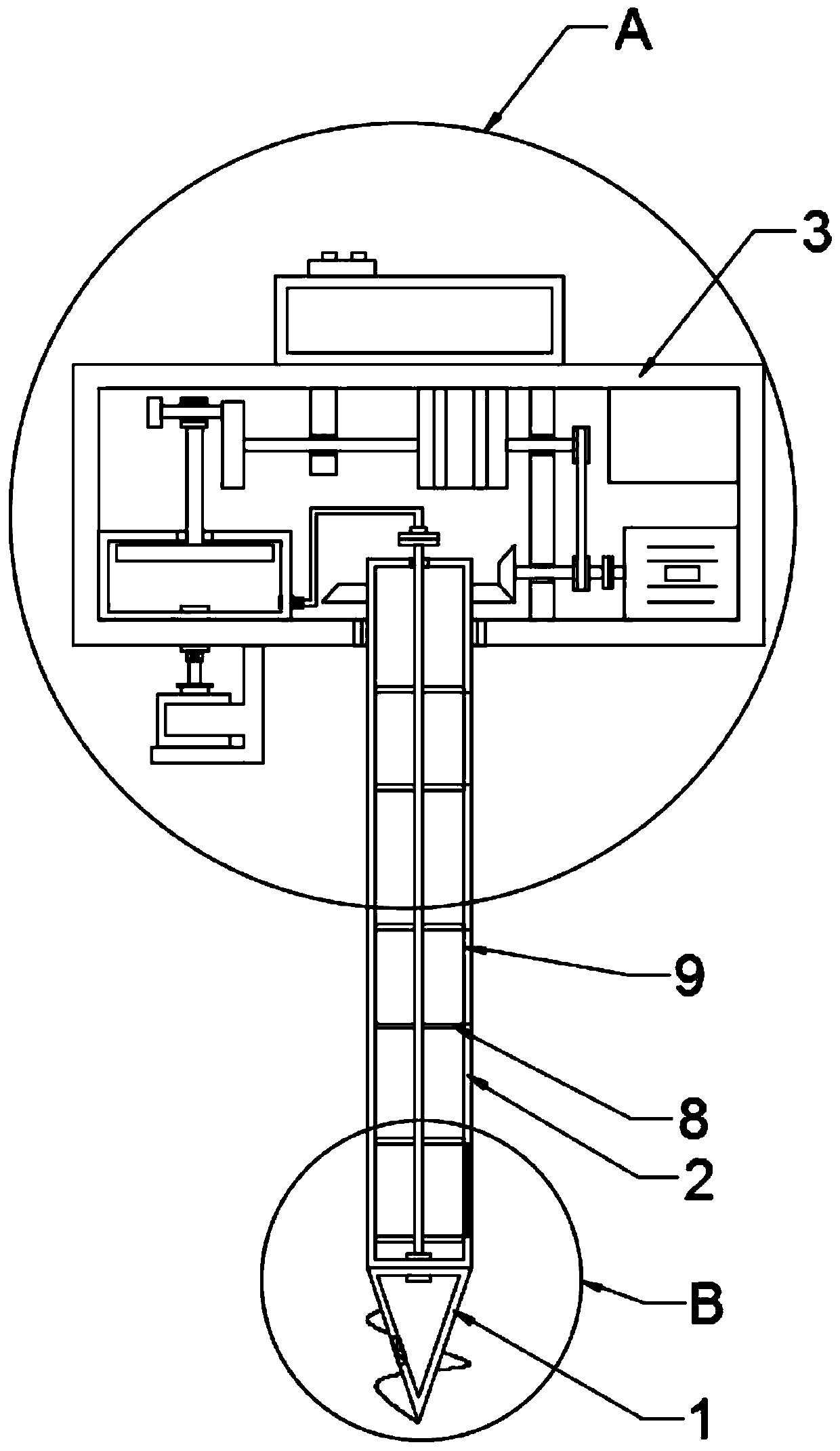 Sampling equipment for geological detection