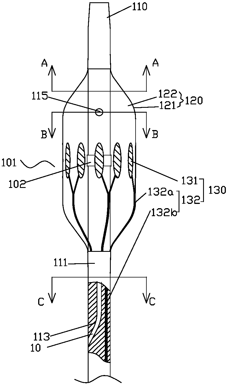 Transcatheter interventional atrial septostomy device