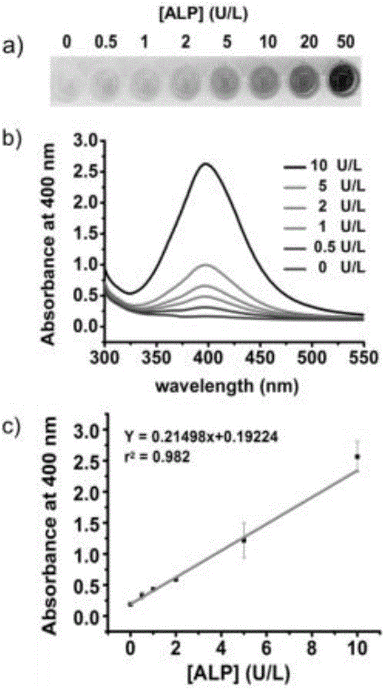 Noble metal nanoparticle based visual detection method and application