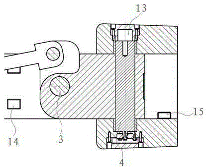 Three-turn angle head applied to wind tunnel test