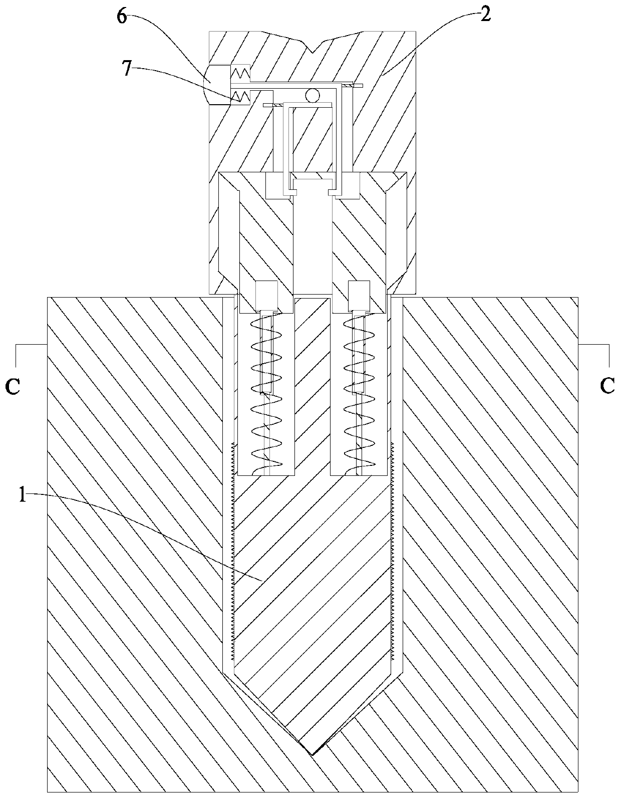 An anti-rotation screw that can match the depth of the hole