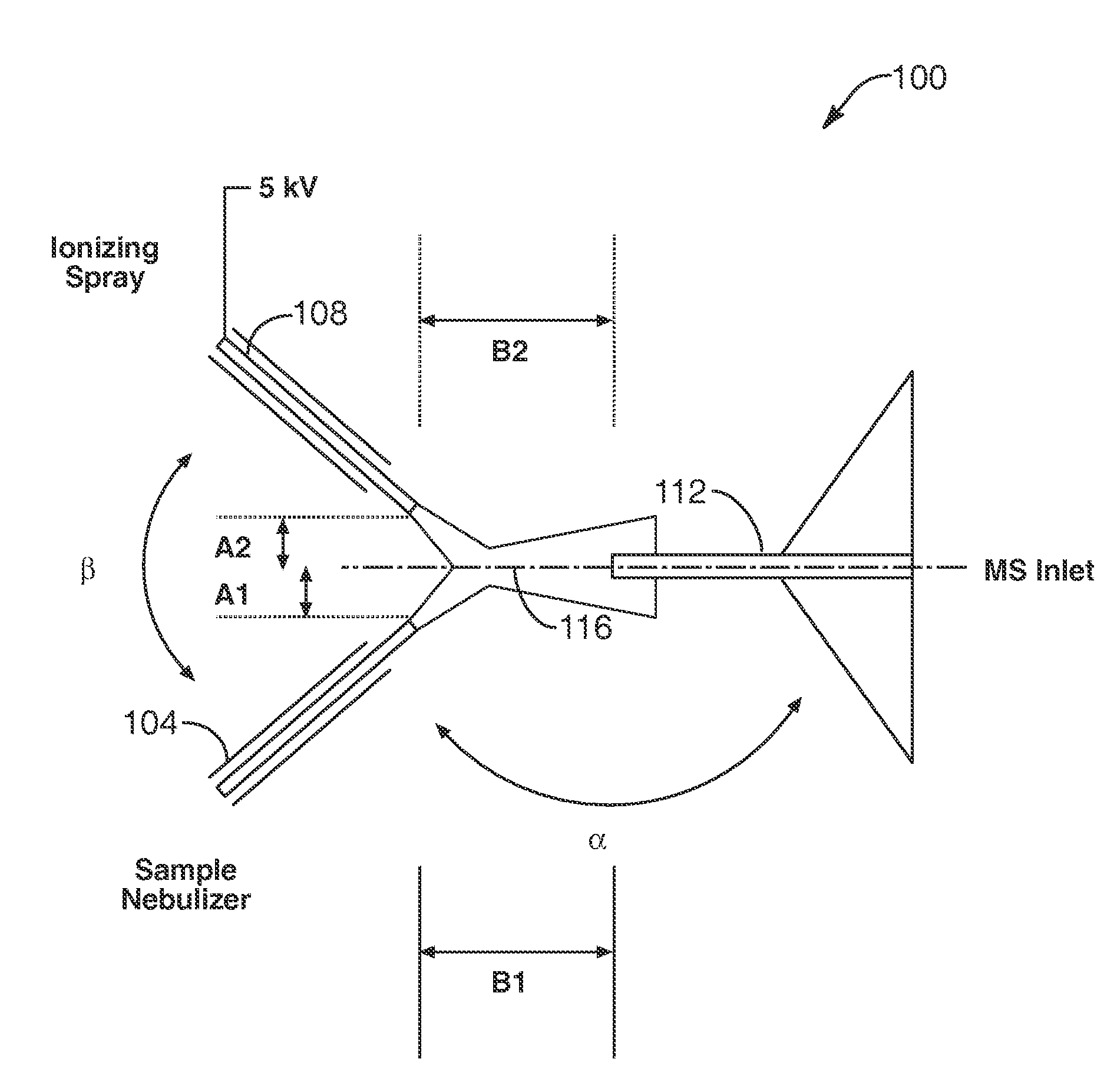 Microspray liquid-liquid extractive ionization device