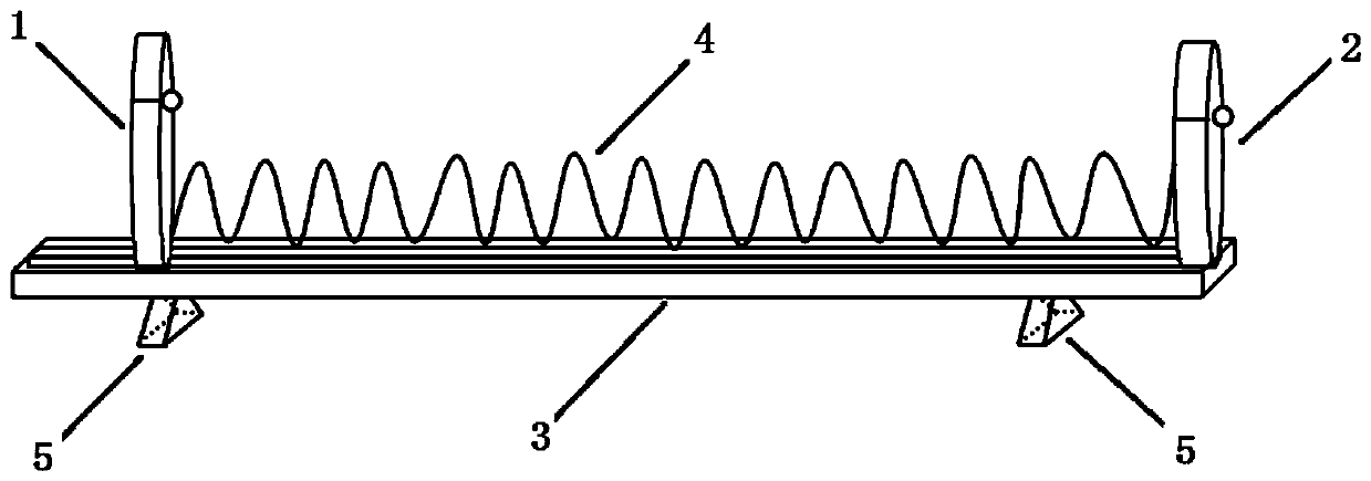 An optical fiber uniform stress applying device