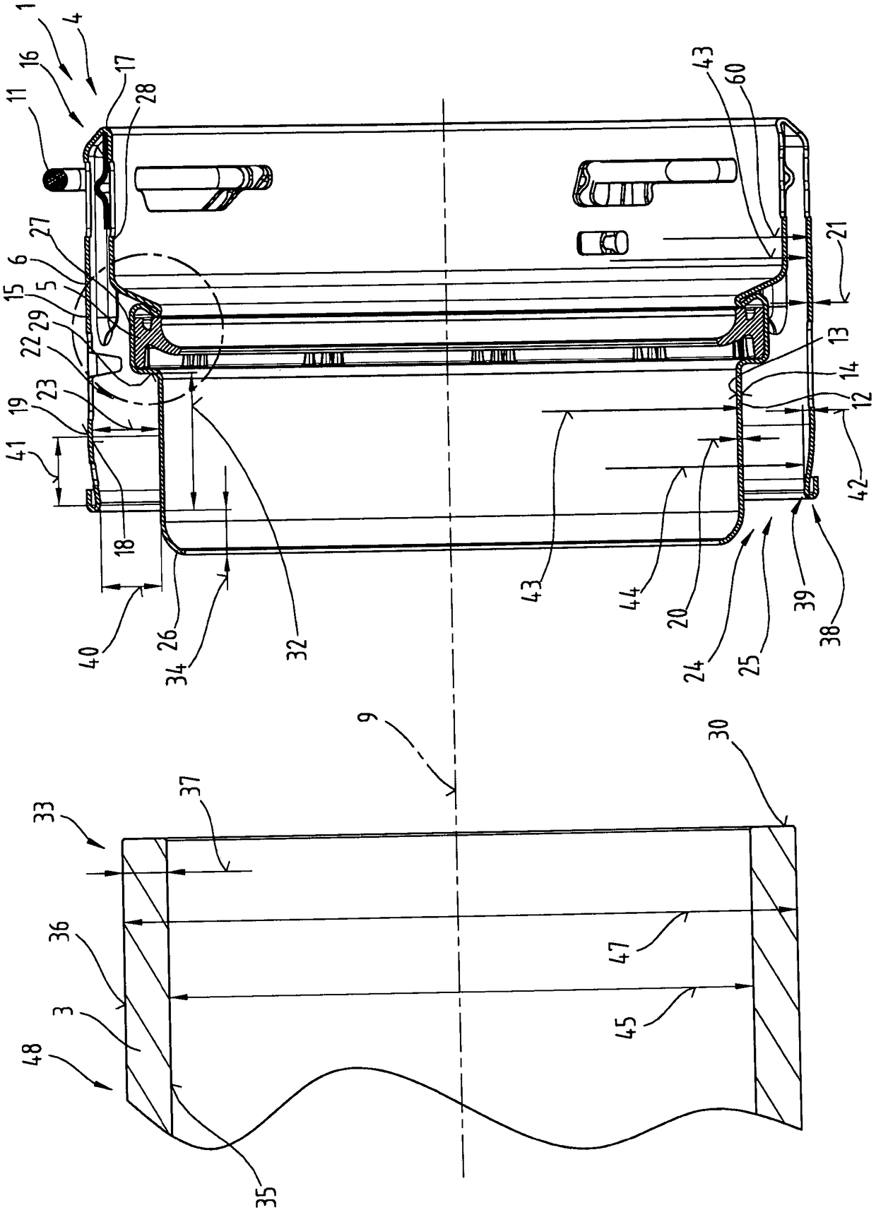 Method for connecting connection section of tube for fluid or gaseous media with plug connector