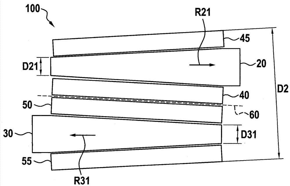 Current collector of energy storage cell for storing electrical energy