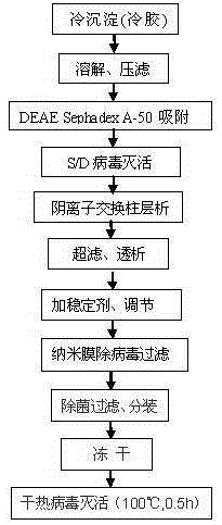 Method for preparing freeze-dried human blood coagulation factor VIII