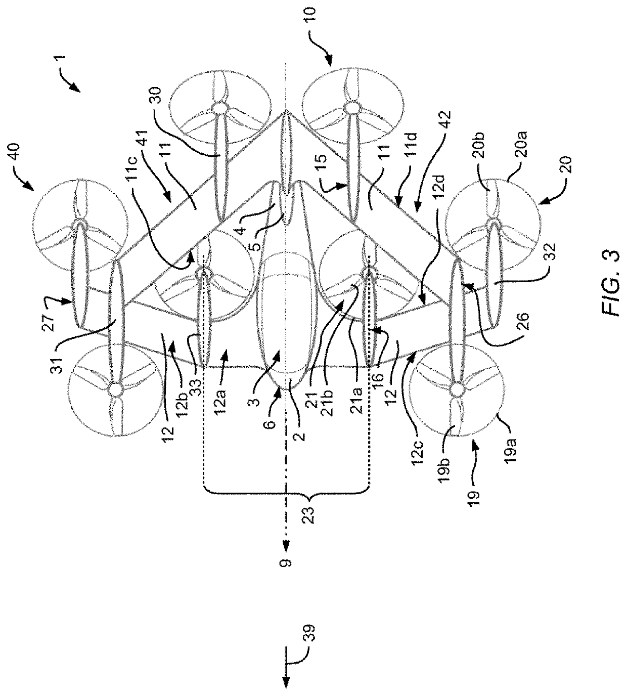 Multirotor joined-wing aircraft with vtol capabilities