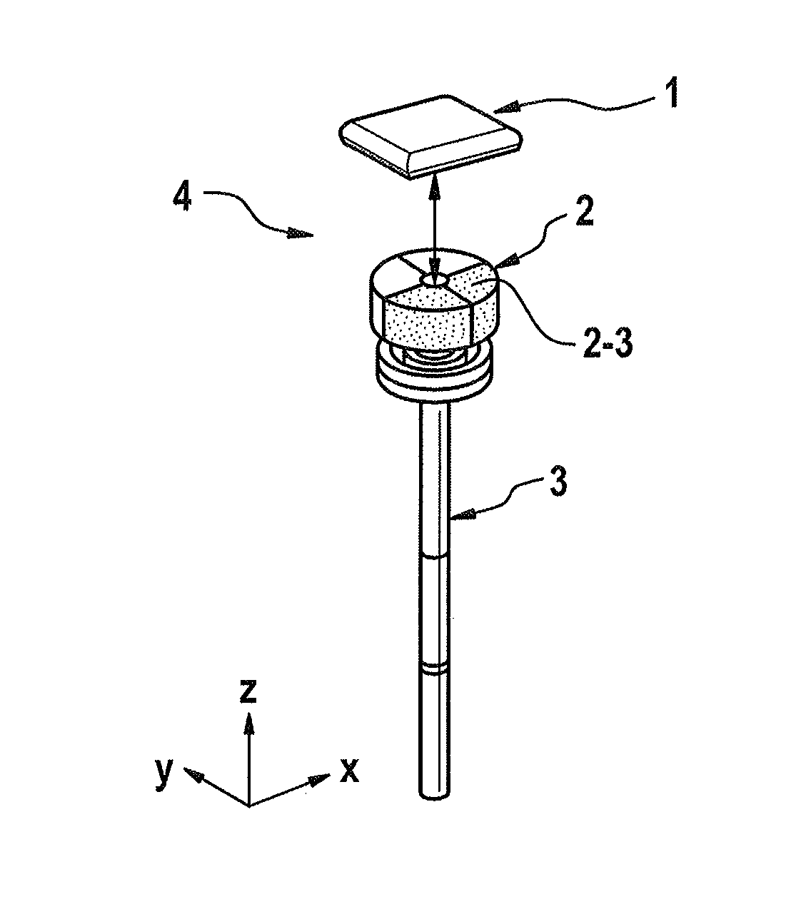 Sensor arrangement and magnetization device, and use of the sensor arrangement in a motor vehicle control device