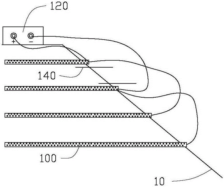 Electroosmotic treatment method of expansive soil