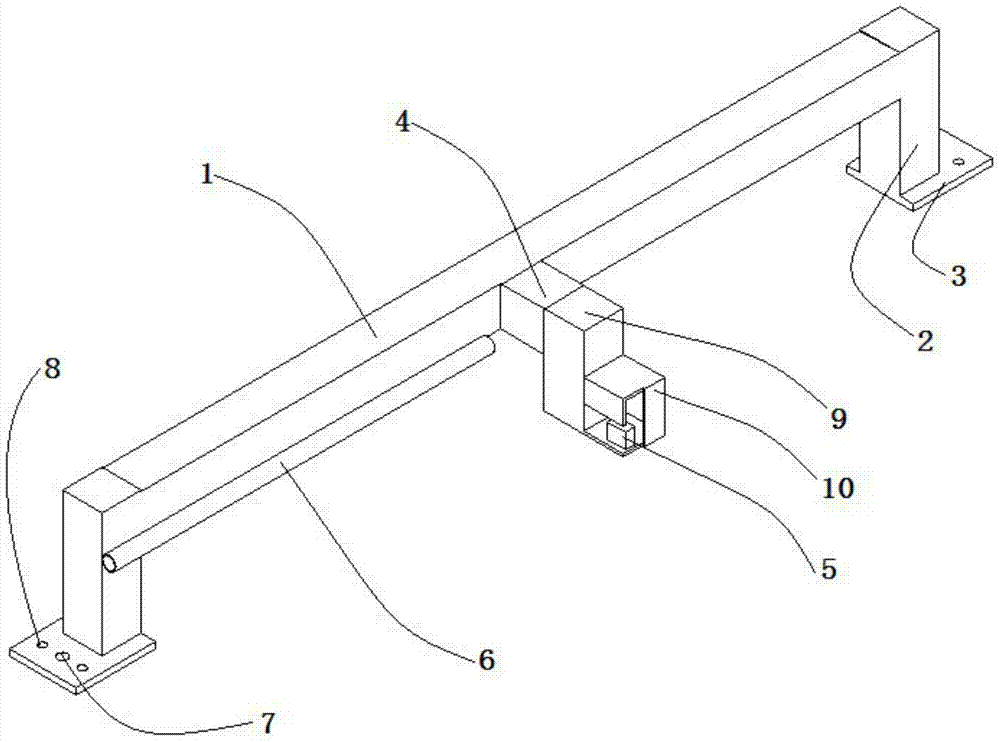 A photoelectric switch control device for stack jacking for anode plates