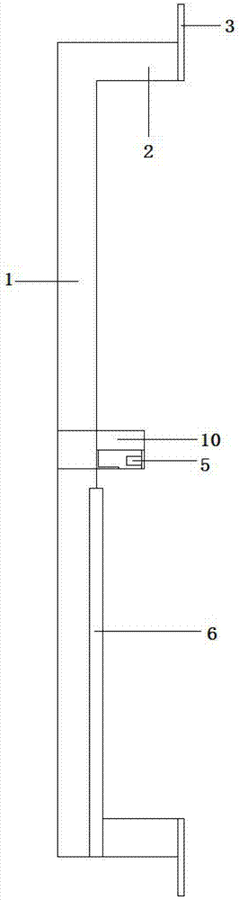 A photoelectric switch control device for stack jacking for anode plates