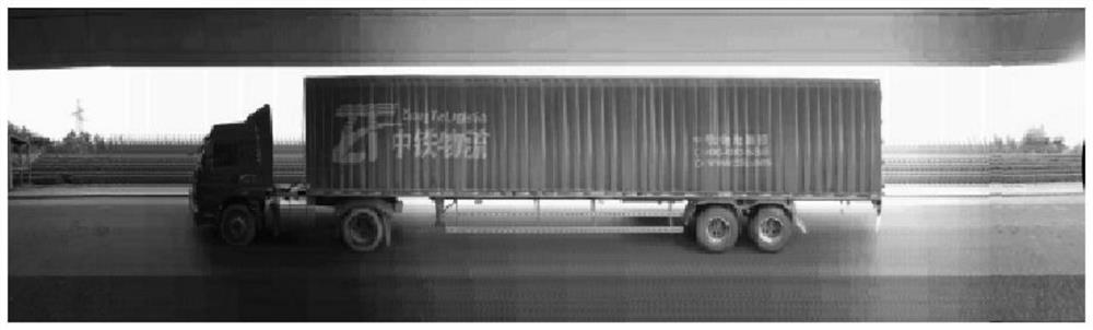 Large vehicle panoramic splicing method