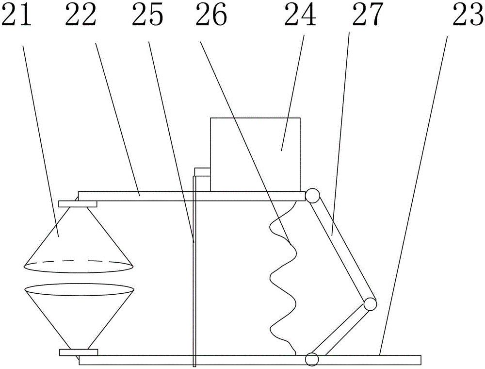 A fully-automatic card discharging device for vehicle entrance guards