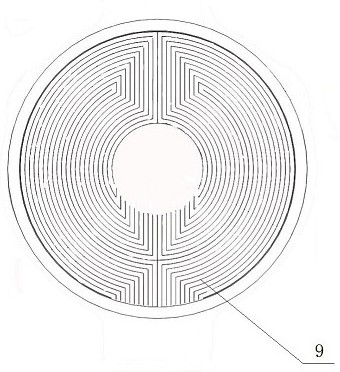 Chrome-plated mist recovery and purification device