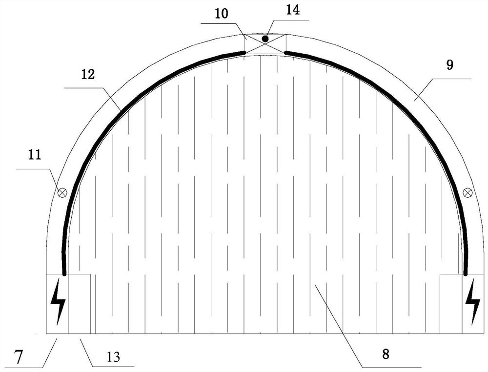 A kind of drilling and blasting method construction tunnel closed press-exhaust combined ventilation system and ventilation method