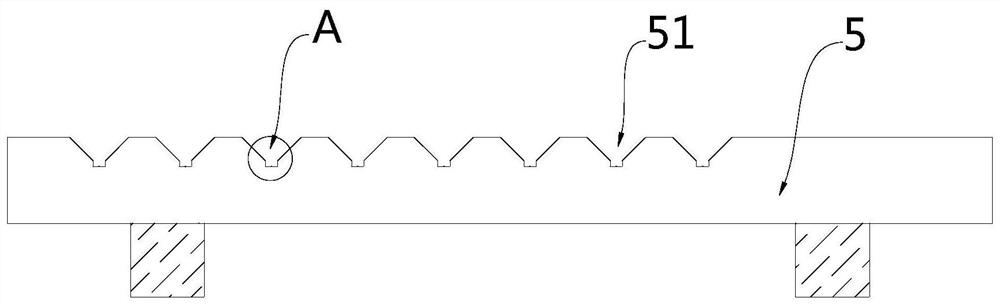 Grooving process of grooved rods for quartz long boats