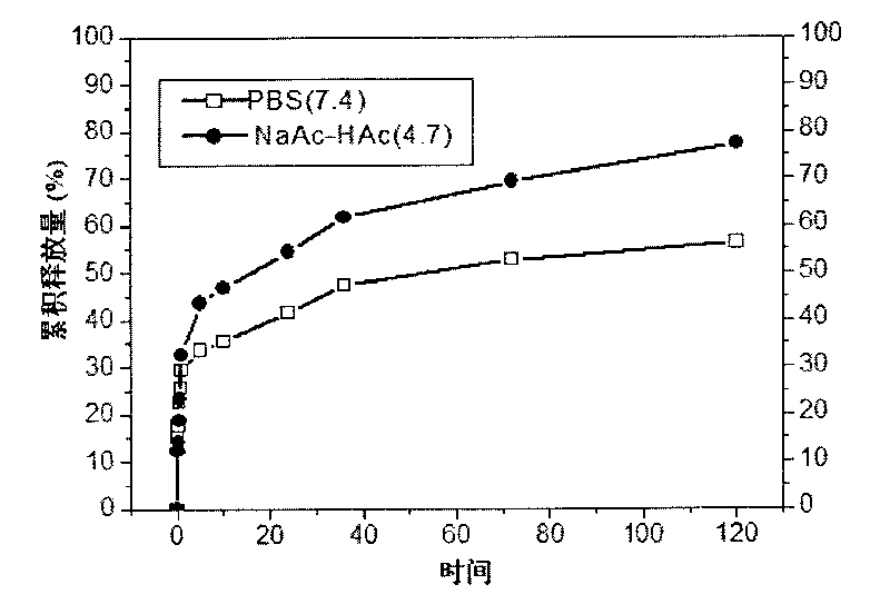 Modified chitosan targeted medicament carrying nano microsphere and preparation method thereof