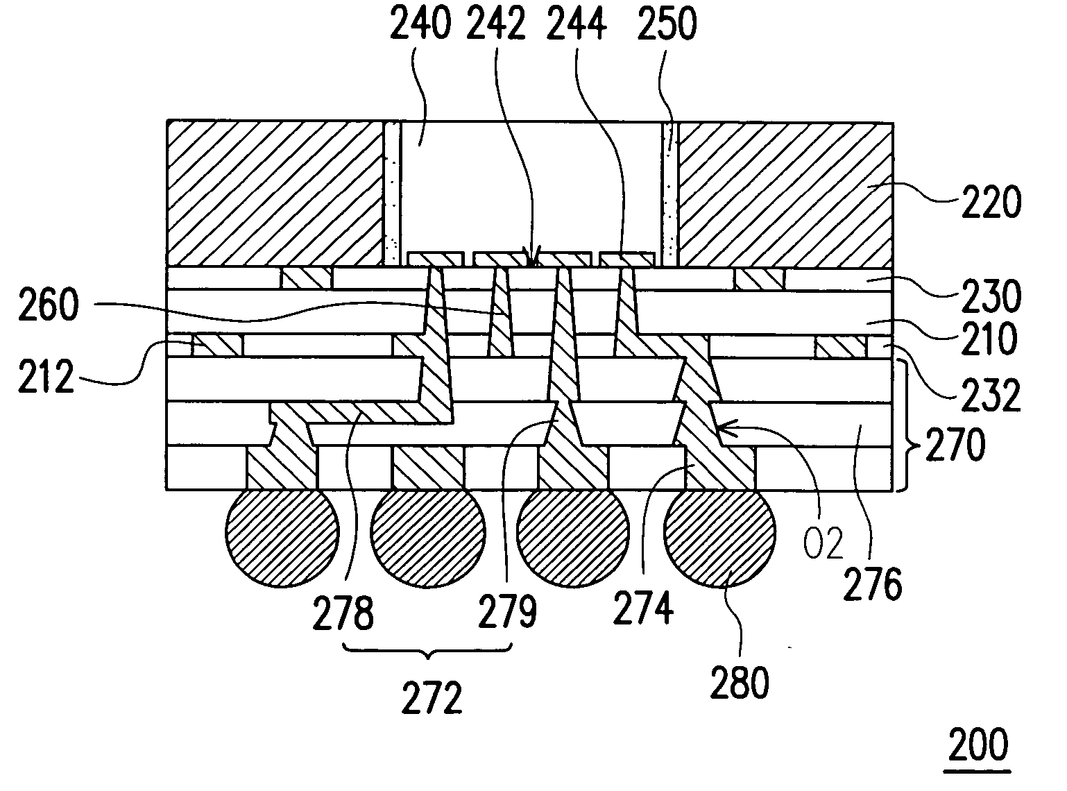 Chip embedded package structure