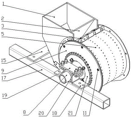 Air-suction seed suction roller type wide-seedling-zone wheat seed sowing device