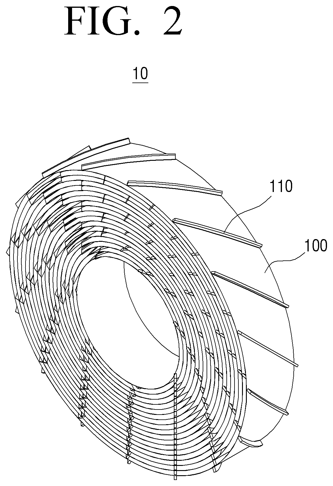 Scroll type electrostatic precipitator and air conditioning apparatus having the same